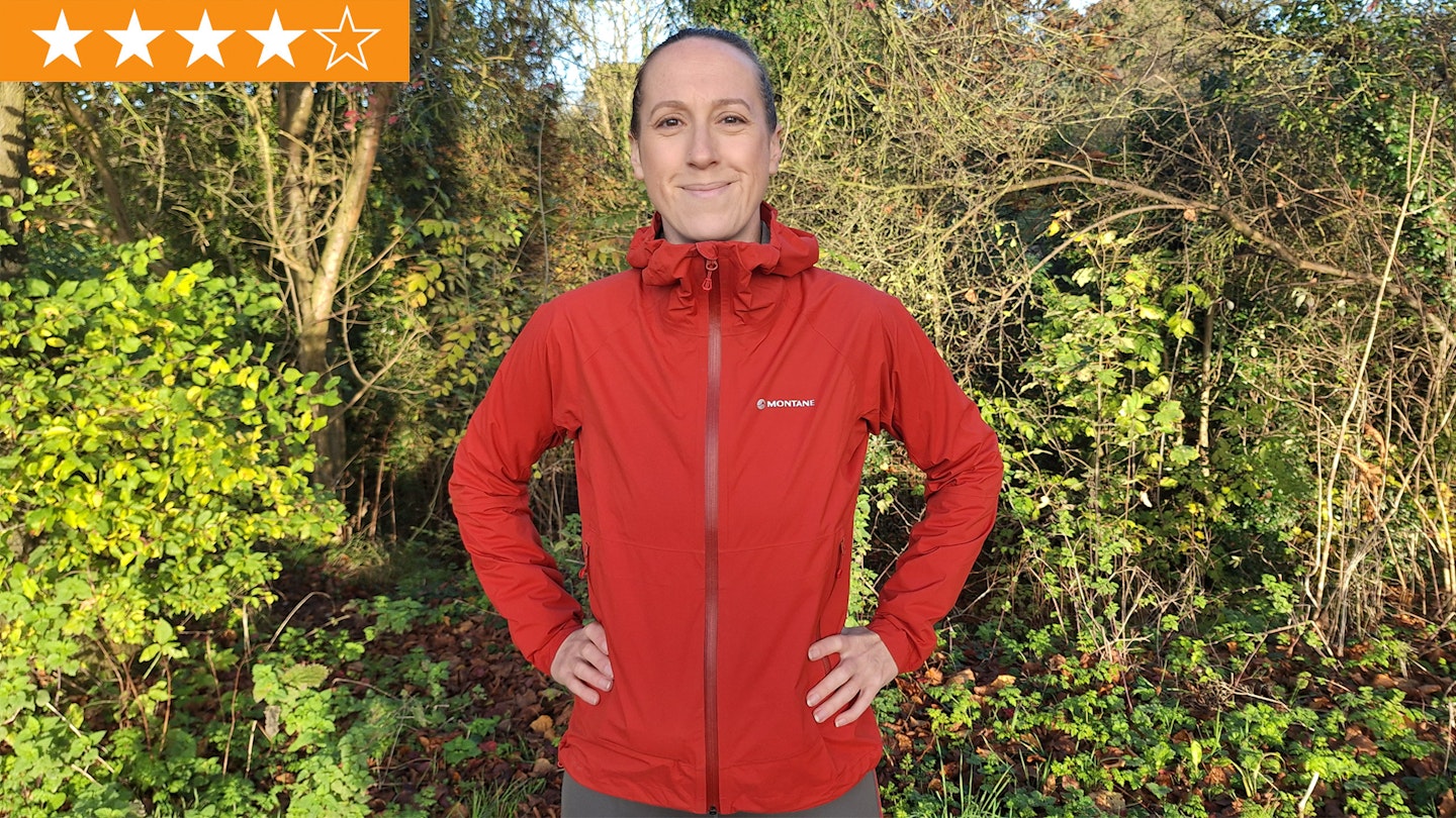 4 star rating for the montane minimus waterproof running jacket reviewed