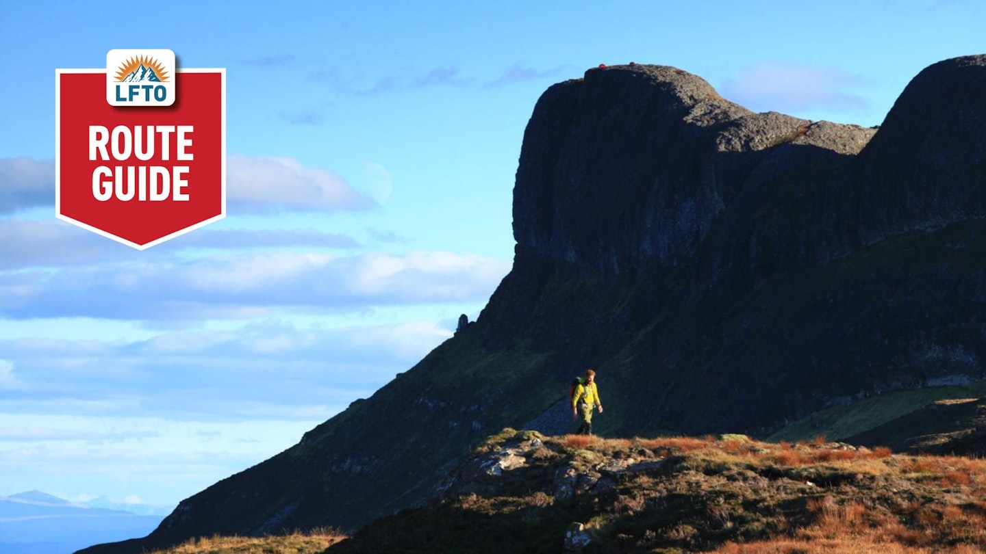 An Sgurr seen from the North Eigg, route guide cover photo