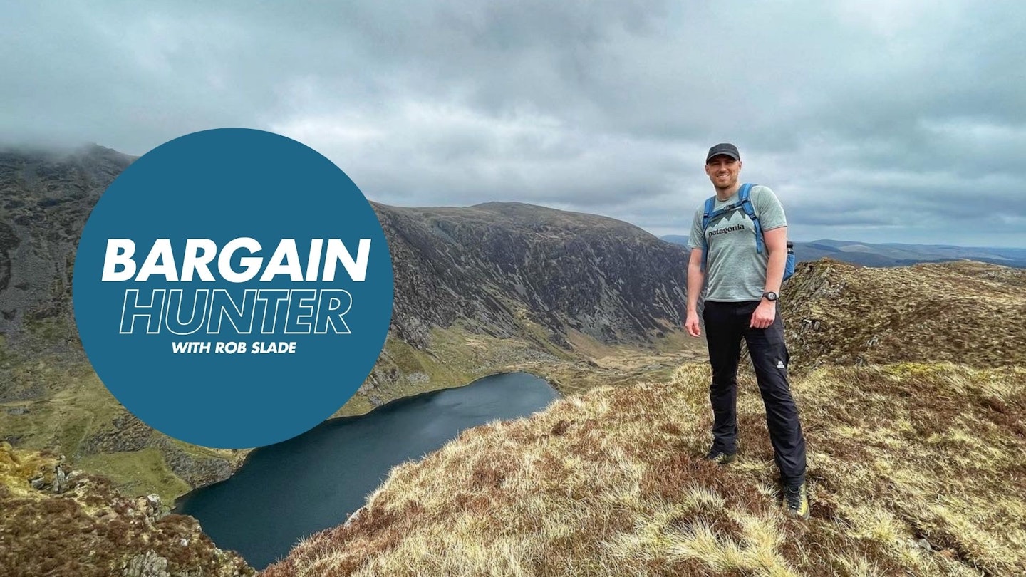 Bargain Hunter banner with photo of deputy editor Rob Slade