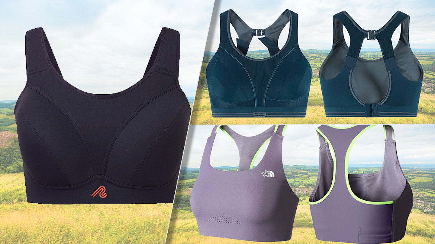 three running sports bras