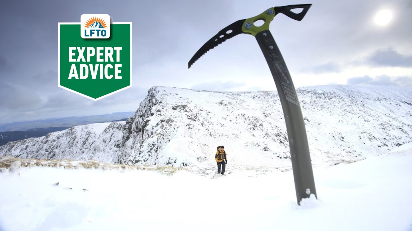 Expert Advice on using an ice axe feature image