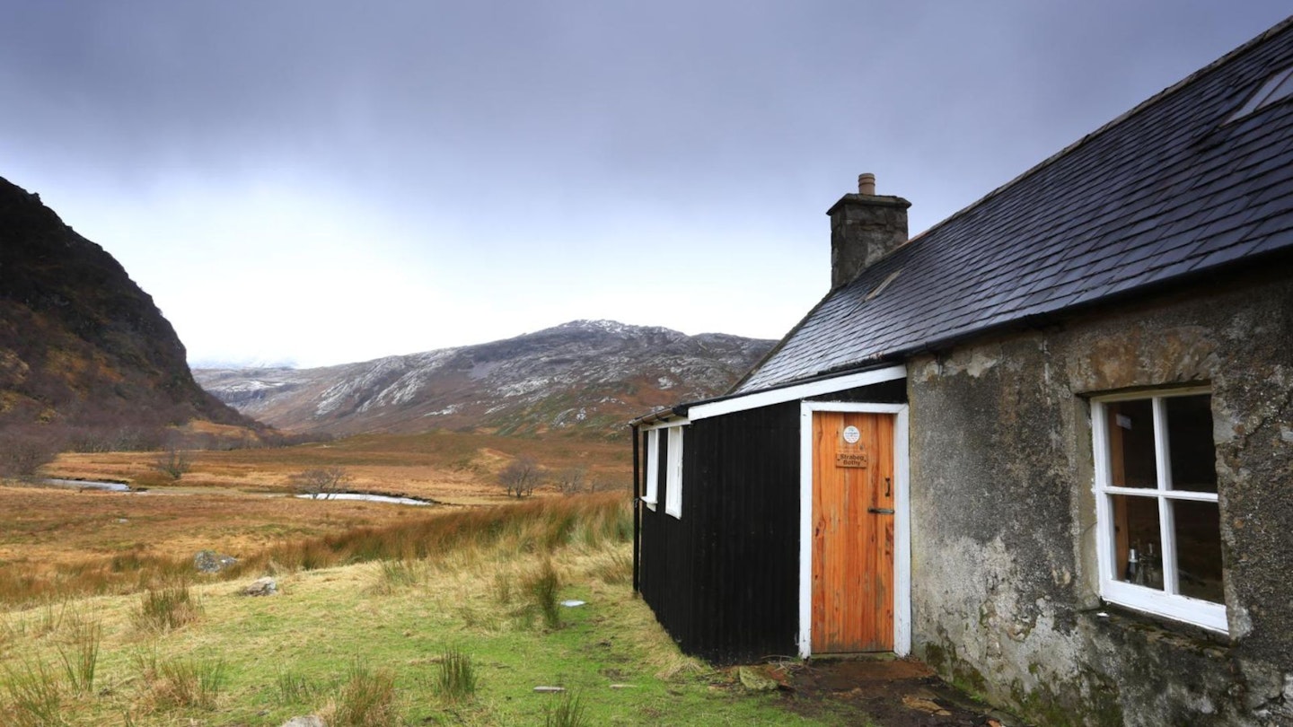 Strabeg Bothy in the daylight