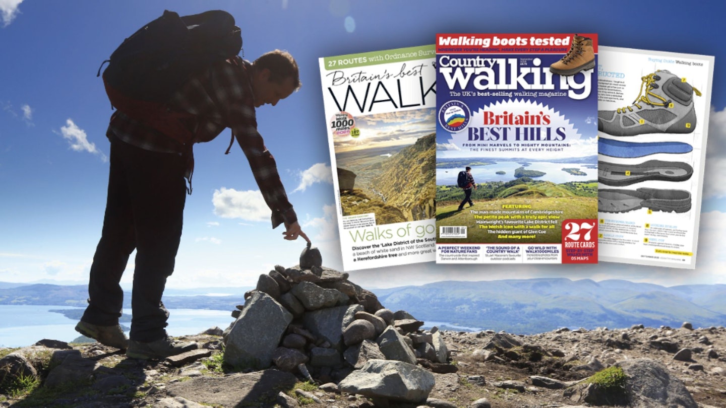 Country Walking, latest issue: BRITAIN’S BEST HILLS
