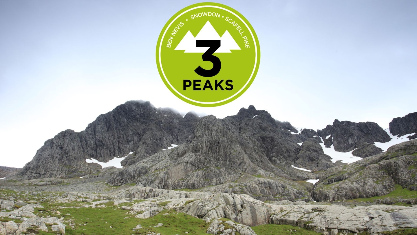 North East Face of Ben Nevis Scotland 3 peaks challenge