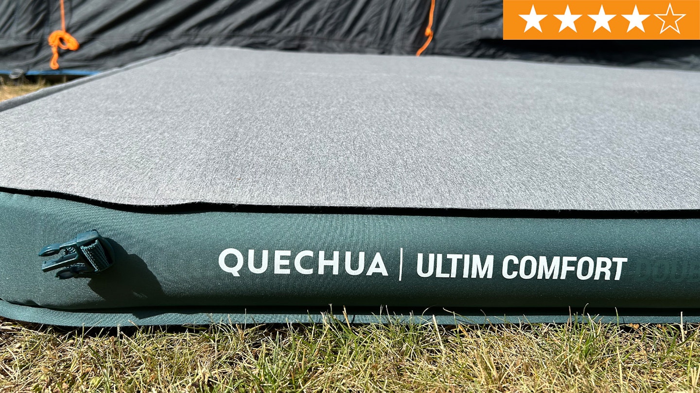 Quechua ultim comfort camping mattress with 4 stars for review