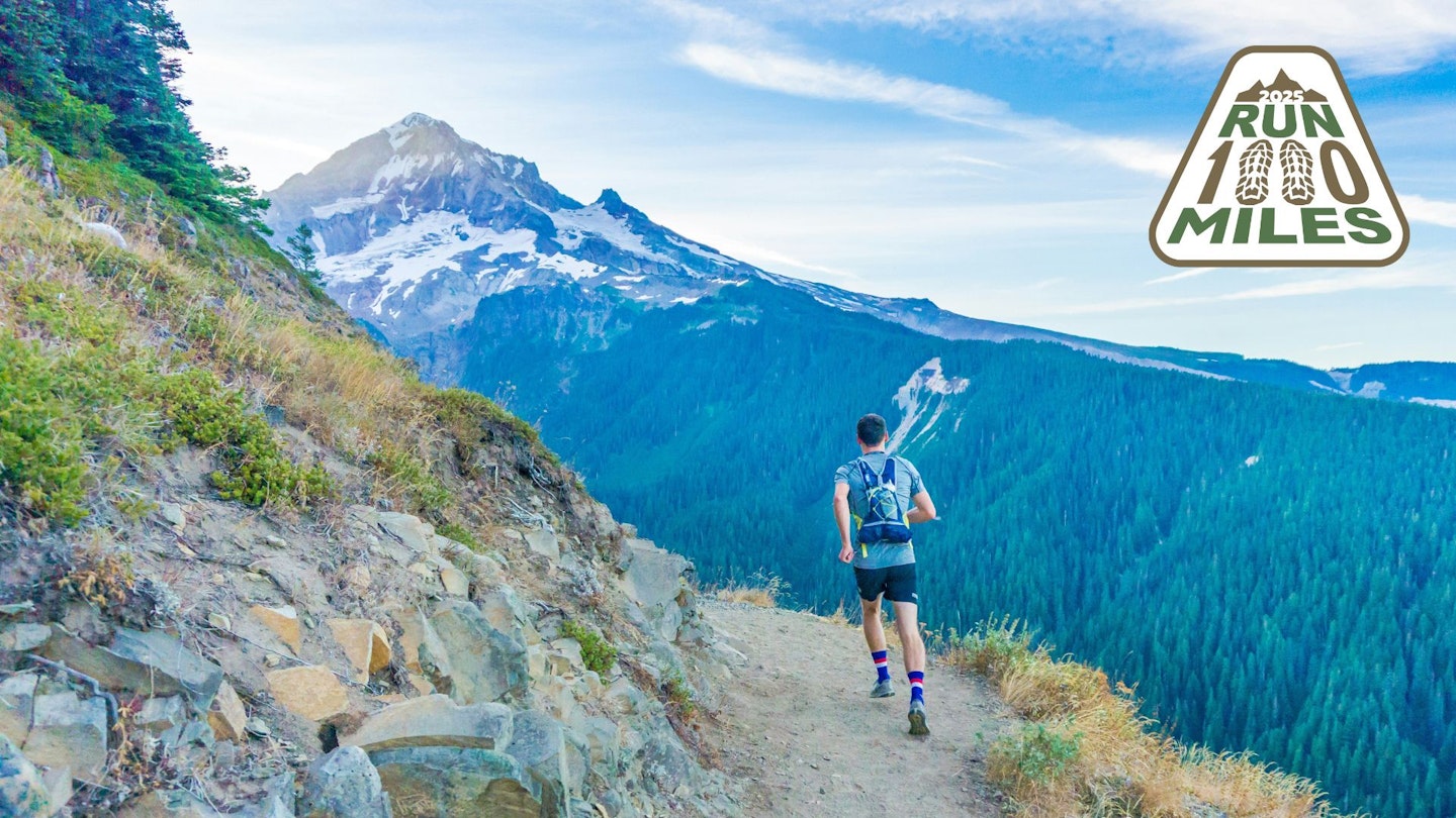 Runner enjoying some fastpacking