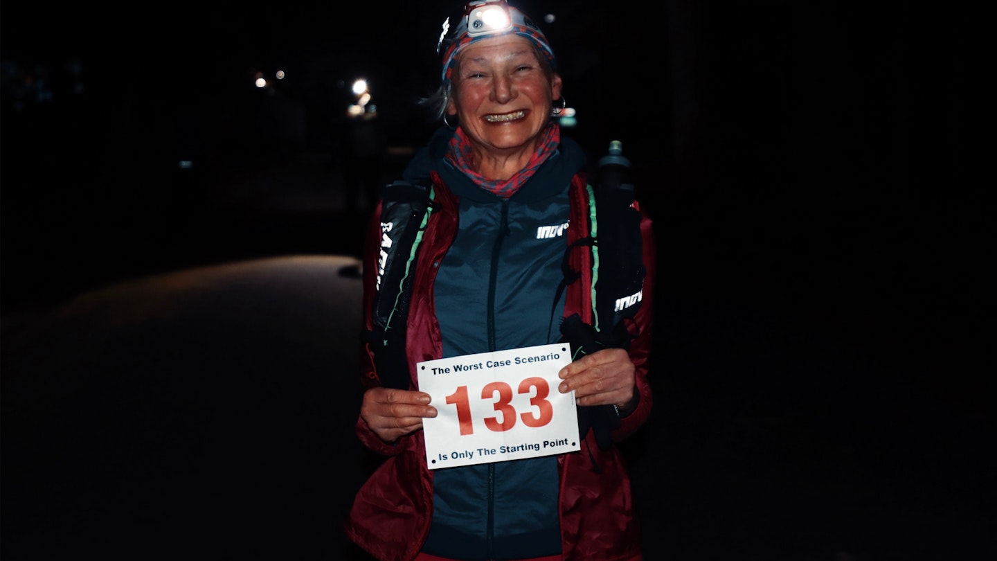 Runner with headtorch at barkley marathons