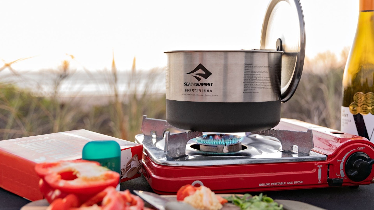 S2S camping stove picture/best gas for camping