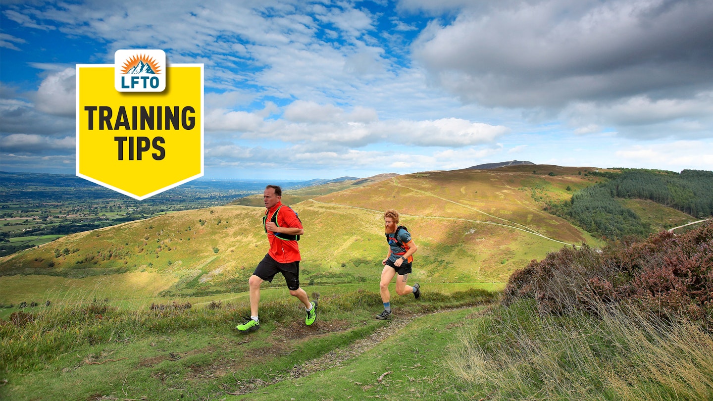 trail runners doing hill sessions