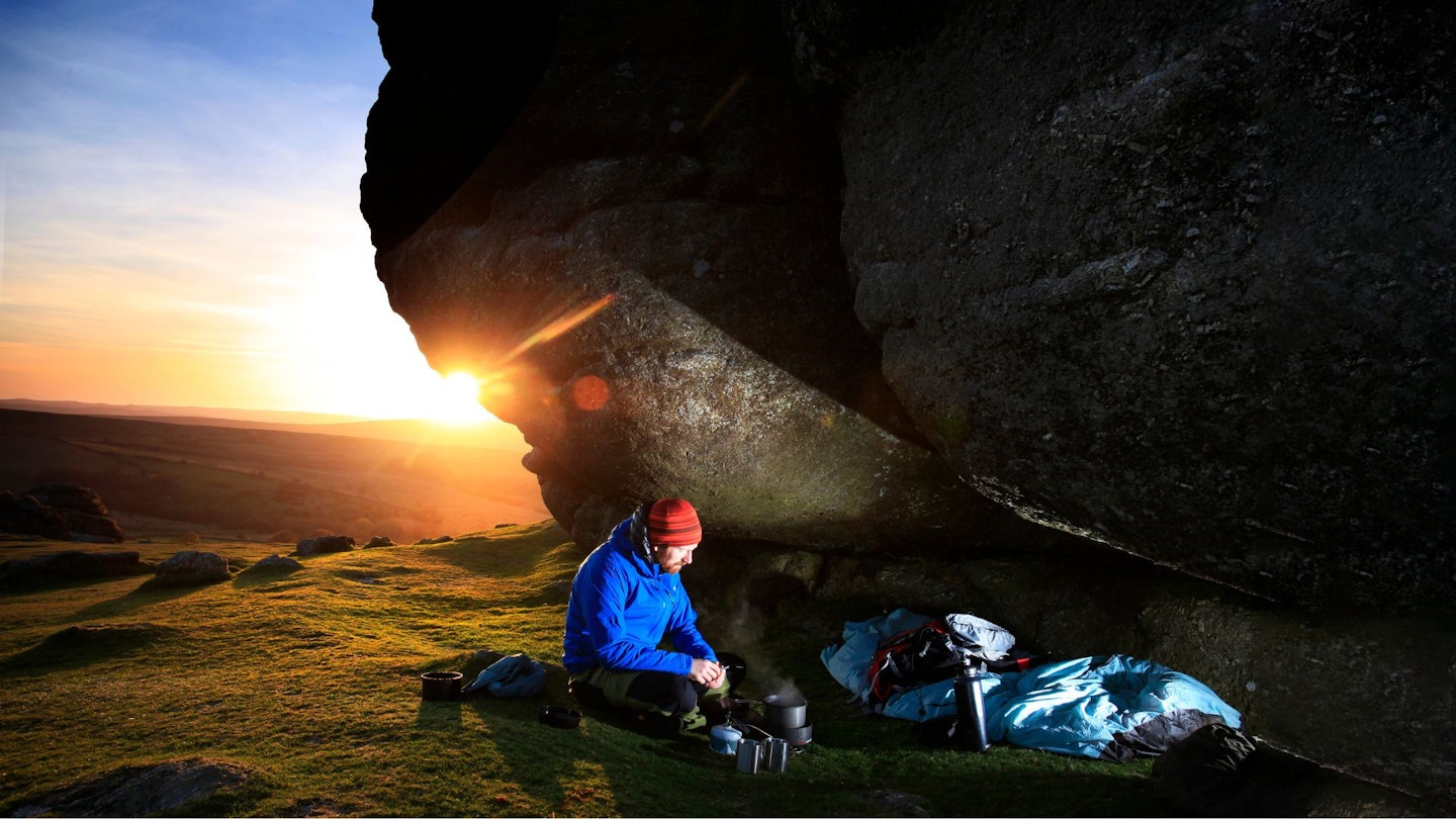 Saddle Tor Dartmoor, Wild camping